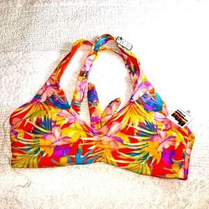 NWT time and true women’s summer swim top bikini SIZE medium (8/10) SWIMWEAR